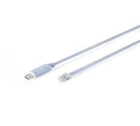 Digitus Câble adaptateur USB 2.0 vers RJ45 console DA-70173 - USB-A, 1,8 m, FTDI, Bleu