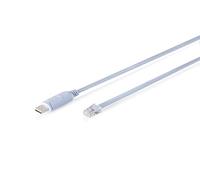 Digitus Câble adaptateur USB 2.0 vers RJ45 console DA-70173 - USB-A, 1,8 m, FTDI, Bleu