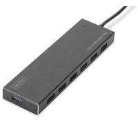 Digitus Hub USB DA-70241-1 – 7 ports USB 3.0 Type-A 5 Gbit/s, alimentation 5V/3,5A, aluminium gris