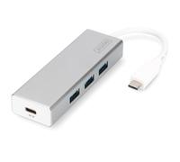 Digitus DA-70242 hub & concentrateur USB 3.2 Gen 1 (3.1 Gen 1) Type-C 5000 Mbit/s Aluminium