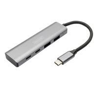 Digitus DA-70245 Hub USB 4 ports USB-A USB 3.2 Gen2 10 GBit/s boîtier en