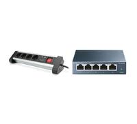 DIGITUS DA-70614 - Multiprise avec USB - 1 pièce - 2x port USB (USB-A) - 4x pris