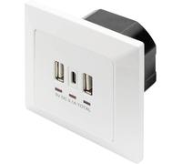 Digitus DA-70618 Prise de charge USB avec USB blanc