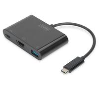 DIGITUS DA-70855 Adaptateur multiport DIGITUS USB 3.1, USB-C - USB-C/HDMI