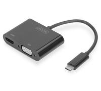 DIGITUS DA-70858 DIGITUS Adaptateur vidéo USB 3.1, USB-C - HDMI/VGA