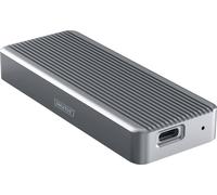 DIGITUS boîtier Externe M.2 - USB 3.2 Gen2x2 Type-C - 20 Gbit/s - Supporte Les SSD NVMe jusqu'à 8 TB - pour Les SSD 2230/2242/2260/2280 - Boîtier en Aluminium - Gris