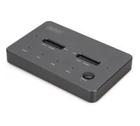 Digitus Station de clonage SSD Dual M.2 NVMe USB 3.1 Gen2 Type-C – 22110/2280/2260/2242 – Noir