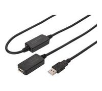 Digitus Câble répéteur USB 2.0 USB A mâle vers A femelle 20 m Plug & Play