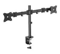 Digitus Support de table pour écran DA-90349 2 Écran(s) 38,1 cm (15\ ) - 68,6 cm (27\ ) noir rotatif, réglable en hauteur