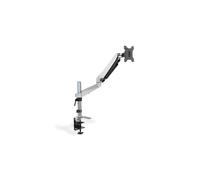 Digitus DA-90351 Support Écran 17"-27" Ressort Pneumatique VESA 75/100 Pince Bureau Inclinaison 90° Pivot 180° Rotation 180° Noir/Argent