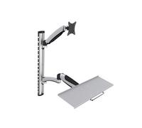 Digitus DA-90354 1 prise Support mural pour écran 38,1 cm (15"") - 68,6 cm (27"") inclinable + pivotable, rotatif