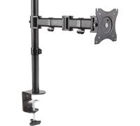 Digitus DA-90361 1 prise Support de table pour écran 38,1 cm (15"") - 68,6 cm (27"") rotatif, réglable en hauteur, inclina