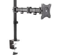 Digitus DA-90361 simple Support de table pour écran 38,1 cm (15\ ) - 68,6 cm (27\ ) noir rotatif, réglable en hauteur, inclinable