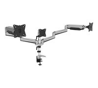 Digitus DA-90363 3 prises Support de table pour écran 38,1 cm (15"") - 68,6 cm (27"") rotatif, réglable en hauteur, inclin