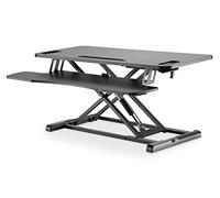 Height Adjustable Sit-Stand desktop 95x61x10-50cm, Lower Keyboard and mouse deck