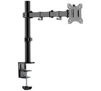 Digitus DA-90399 simple Support de table pour écran 33,0 cm (13\ ) - 81,3 cm (32\ ) noir, noir (mat) rotatif, réglable en hauteur