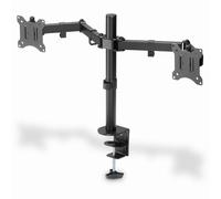 Digitus DA-90400 x2 Support de table pour écran 33,0 cm (13\ ) - 81,3 cm (32\ ) noir, noir (mat) rotatif, réglable en hauteur