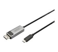 Digitus DB-300334-020-S DisplayPort / USB-C® Adaptateur [1x USB-C® - 1x