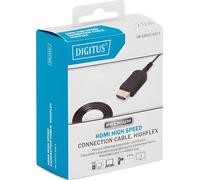 Digitus DB-330121-020-S DIGITUS HDMI Anschlusskabel, C-A, HighFlex St/St, 2.0m, sw