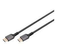 Digitus Câble DisplayPort 1.4 DP vers DP 8K/60Hz 2 m – boîtier aluminium, connecteurs plaqués or
