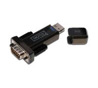Digitus Adaptateur série USB 2.0 FTDI FT232RL – USB-A vers D‑Sub 9 mâle, contacts dorés
