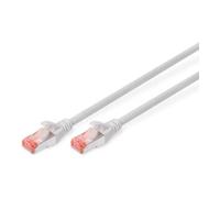 digitus DIGITUS Câble de raccordement Cat6 S/FTP AWG 27/7 5 m gris LSOH Quantité:1