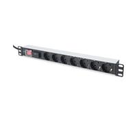 Digitus Prise à contact de protection DN-95407 1 UH 19 pouces noir 1 pc(s)