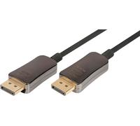 DIGITUS DisplayPort AOC Hybrid Glasfaserkabel, UHD 8K, 15m