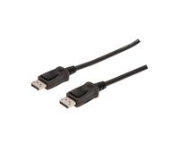 Digitus DisplayPort cable - Full-HD 1080p/60Hz - 10m - with lock - Compatible wi