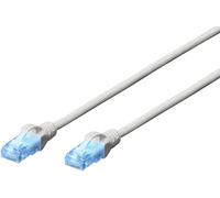 Digitus DK-1511-250 RJ45 Câble réseau, câble patch CAT 5e U/UTP 25.00 m gris torsadé par paire 1 pc(s)