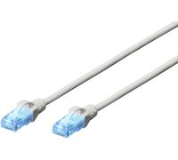 Digitus DK-1512-050 RJ45 Câble réseau, câble patch CAT 5e U/UTP 5.00 m gris