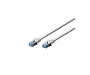 Digitus DK-1532-005 Câble de Brassage Cat5e SF/UTP 0.5m Gris, Connecteurs RJ-45 Mâle Plaqué Or, Conducteur Cuivre AWG 26/7, 100MHz