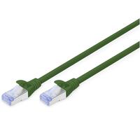 Digitus DK-1532-150/G RJ45 Câble réseau, câble patch CAT 5e SF/UTP 15 m vert gaine en PVC, blindage double, multifilaire 1 pc(s)