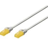 Digitus DK-1613-A-050 RJ45 Câble réseau, câble patch CAT 6a U/UTP 5.00 m gris sans halogène, torsadé par paire 1 pc(s)