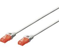 CAT 6 U-UTP patch cord, Cu, LSZH AWG 26/7, length 0.25 m, color white