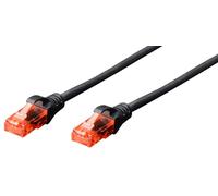 DIGITUS DK-1617-005-BL- Câble patch DIGITUS cat. 6, U/UTP, LSZH, 0,5 m, noir, set