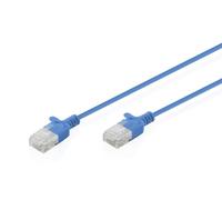Digitus DK-1618-005S-B RJ45 Câble réseau, câble patch CAT 6 U/UTP 0.5 m bleu