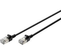 Digitus Câble patch RJ45-RJ45 slim DK-1632-A-050S-BL Cat. 6A F/FTP AWG 32/7 LSOH 5 m noir