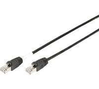 Digitus DK-1644-030/BL-OD RJ45 Câble réseau, câble patch CAT 6 S/FTP 3.00 m noir résistant aux UV, torsadé par paire 1 pc(s)