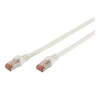 Digitus Câble LAN DK-1644-100/WH – Cat 6 S/FTP blindé 10 m RJ45 Compatible Cat6A/Cat7 Blanc