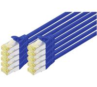 Digitus DK-1644-A-0025-B-10 RJ45 Câble réseau, câble patch CAT 6a S/FTP 0.25 m bleu 1 pc(s)