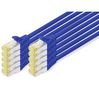 Digitus DK-1644-A-030-B-10 RJ45 Câble réseau, câble patch CAT 6a S/FTP 3.00 m bleu 1 pc(s)