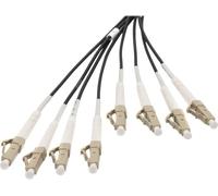 Digitus DK-24338U050BK-BBB Câble patch fibre optique DIGITUS LC->UPC 50m Pré-confectionné OM4 8