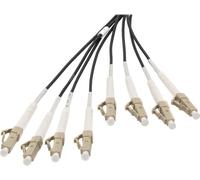 Digitus DK-24338U075BK-BBB Câble patch fibre optique DIGITUS LC->UPC 75m Pré-confectionné OM4 8