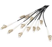 Digitus DK-2433CU030BK-BBB Câble patch fibre optique DIGITUS LC->UPC 30m préconfectionné OM4 12