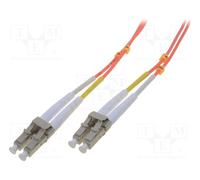 Digitus Câble fibre optique multimode LC/LC Duplex DK-2533-01 OM2 50/125µm LSZH 1 m orange