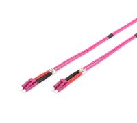DIGITUS DK-2533-10-4 - Fibre Optic Cable OM4 - 10 m - LC to LC - Duplex Fibre Op