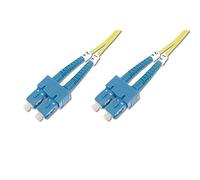 DIGITUS DK-2922-03 - Câble À Fibre Optique OS2 - 4 m - SC à SC - Câble Fibre Optique Duplex - 1/10 Gbit/s - SM Monomode LAN - Type De Fibre : 9/125 - Jaune (Yellow)
