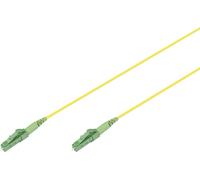 Digitus Câble fibre optique DK-2933-15-APC-SX OS2 monomode 15 m LC(APC)-LC(APC) Simplex Jaune
