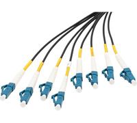 Digitus DK-2A338U100BK-BBB Câble patch fibre optique DIGITUS LC->UPC 100m préconfectionné OS2 8